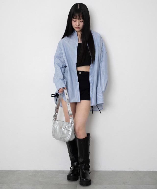 ブルーストライプ　モデル：161cm F着用