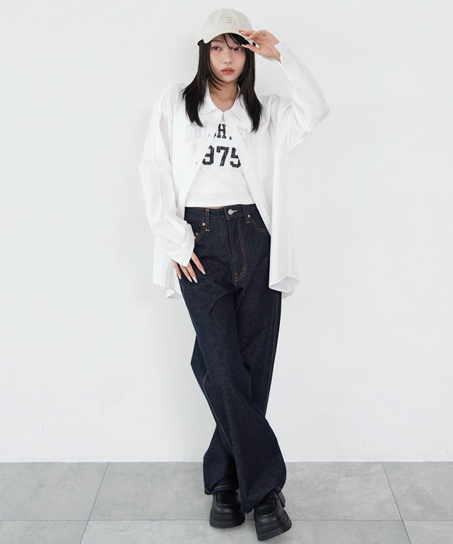 ホワイト　モデル：159cm F着用