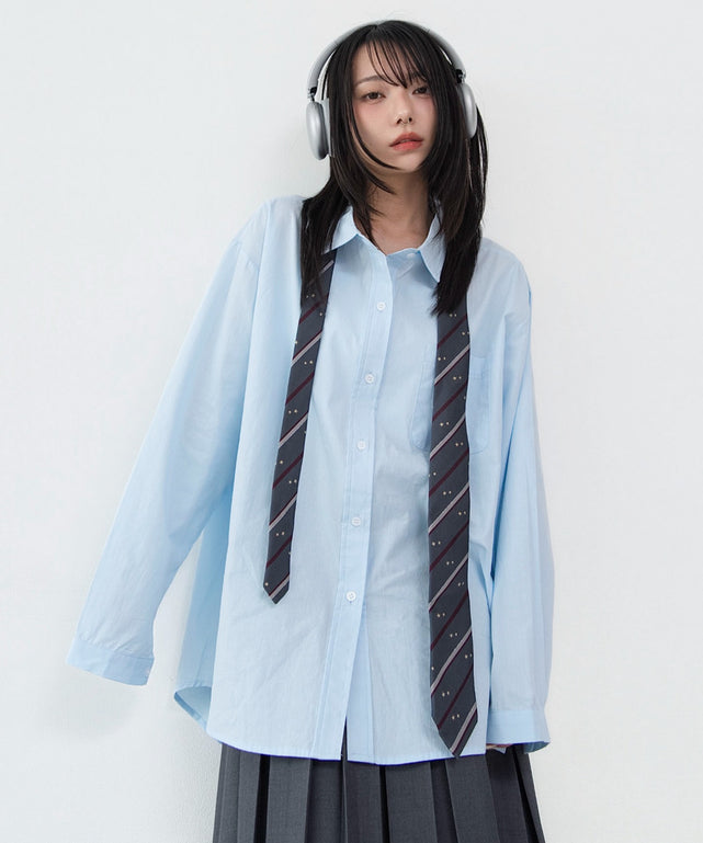 ブルー　モデル：159cm F着用