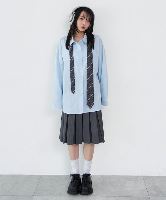 ブルー　モデル：159cm F着用