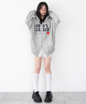 杢グレー モデル：159cm F着用