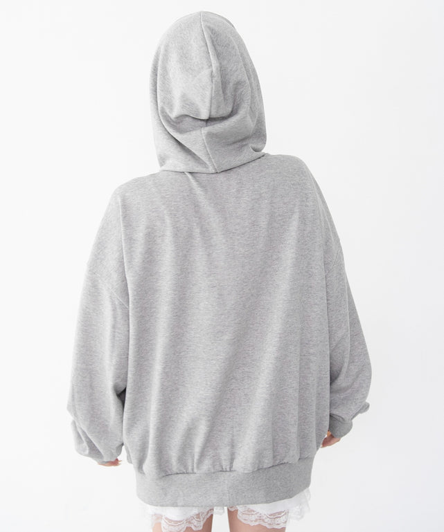 杢グレー モデル：159cm F着用