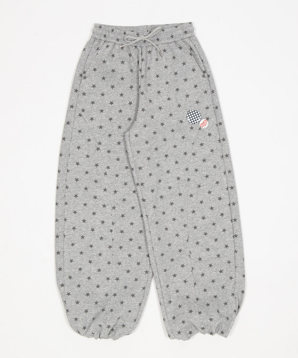 バッチ付きスタースウェットパンツ