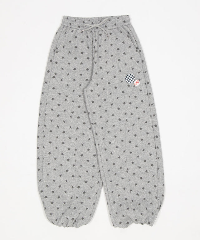 バッチ付きスタースウェットパンツ