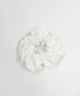 Lカラーコットンシュシュ/オフホワイト