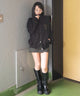 ブラック　モデル：159cm F着用