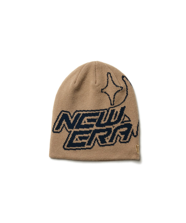 NEWERA　BASIC　BEANIE　SPARKLE/ベージュ