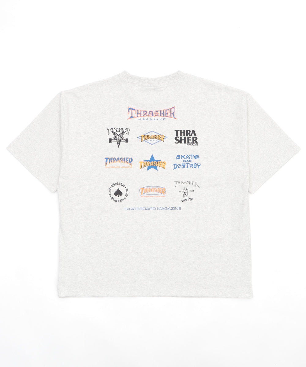 THRASHER　MULTI　LOGO　T（SS）