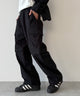 2WAYリップストップカーゴパンツ/ブラック モデル：175cm L着用