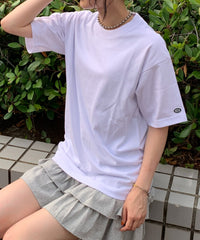 DISCUS　USAコットンブレンドクルーＴ