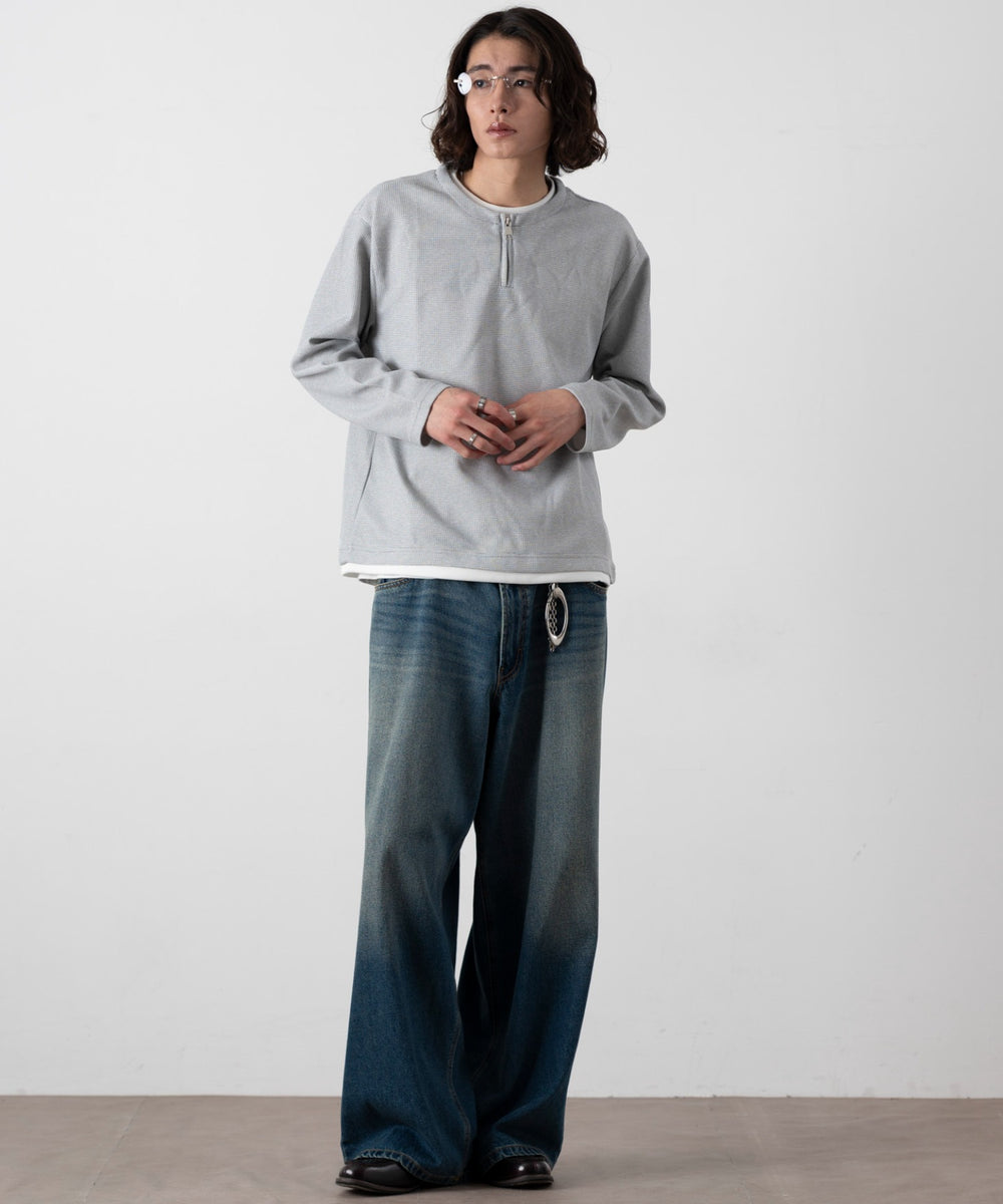 杢グレー モデル：182cm L着用