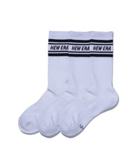 NEWERA SOCKS CREW 3PAIRS LINE(25-27cm)