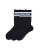 NEWERA SOCKS CREW 3PAIRS LINE(25-27cm)/ブラック