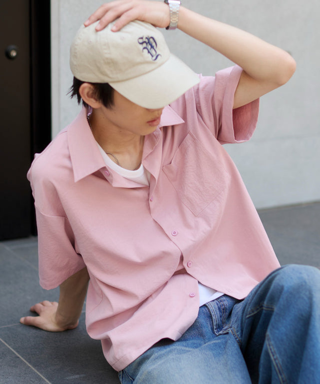 ピンク モデル：181cm L着用