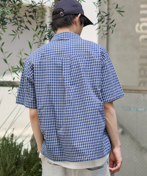 ブルーチェク1 モデル：181cm L着用