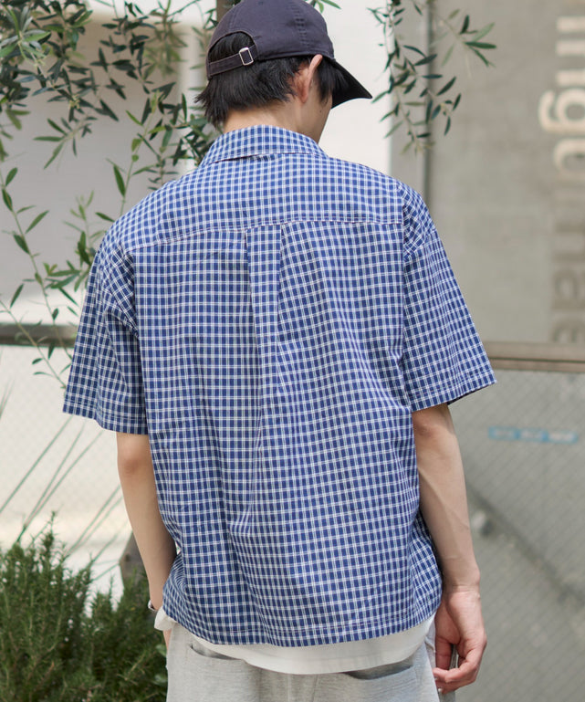 ブルーチェク1 モデル：181cm L着用