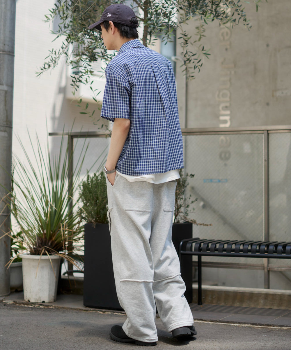ブルーチェク1 モデル：181cm L着用