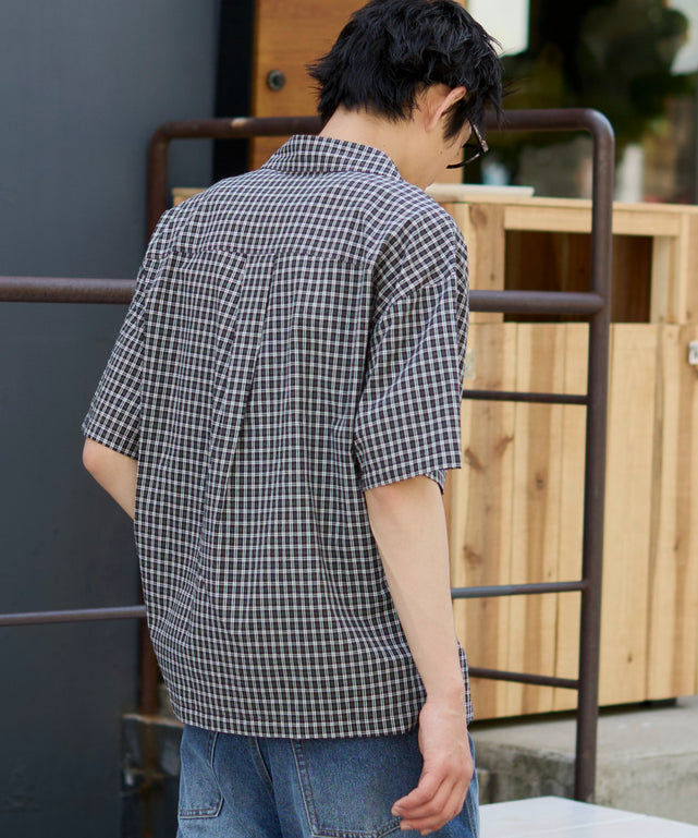 ブラックチェック1 モデル：181cm L着用