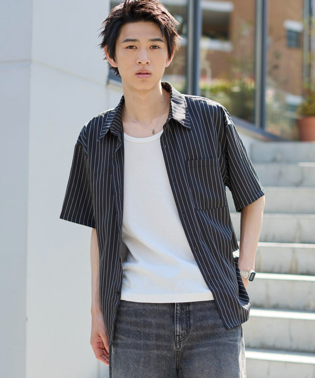 ブラックストライプ モデル：181cm L着用