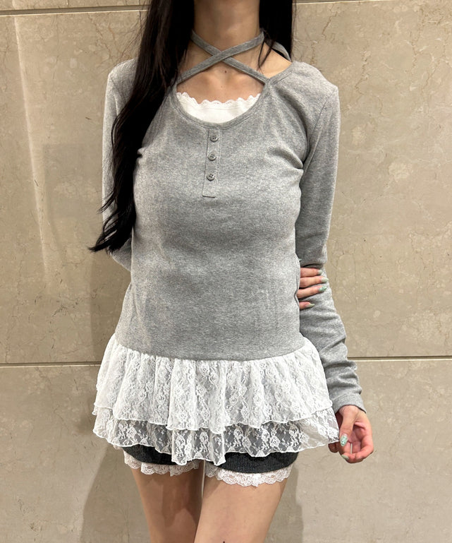 グレー モデル：158㎝ F着用