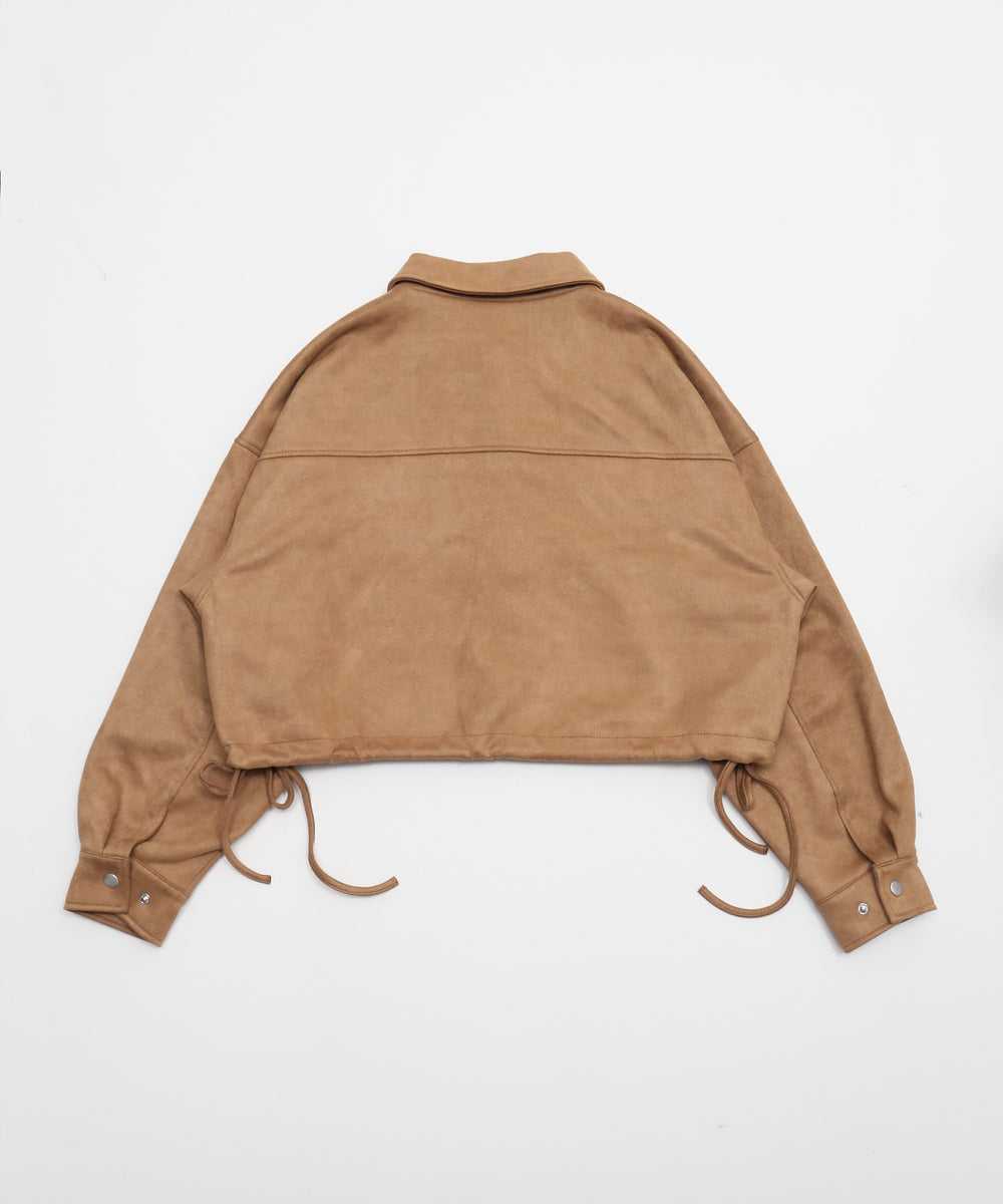 ショートスウェードタッチジャケット