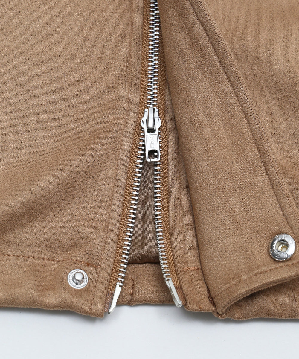 ショートスウェードタッチジャケット