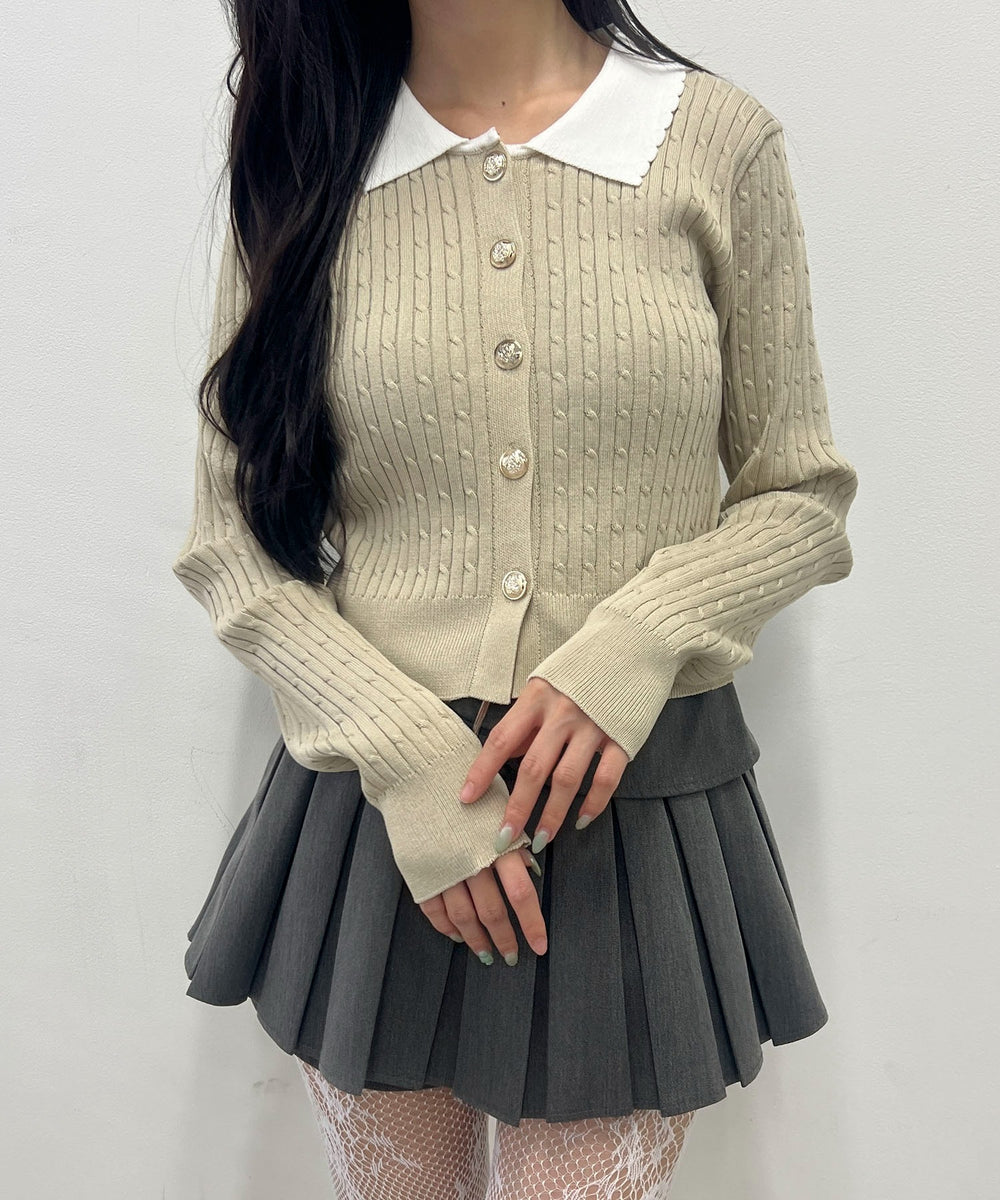 ベージュ モデル：158㎝ F着用