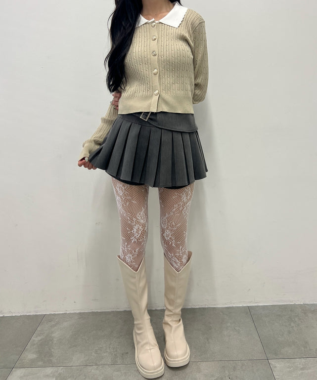 ベージュ モデル：158㎝ F着用