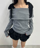 グレー モデル：158㎝ F着用