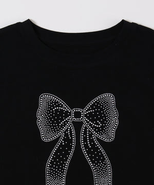 リボンスタッズTシャツ