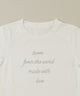 ラインストーンメッセージTシャツ