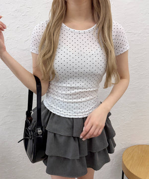ホワイト モデル：160㎝ F着用