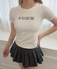 ドットラグランピチTシャツ