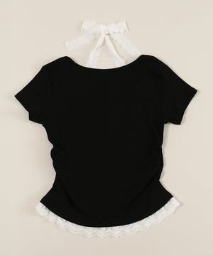 レースチョーカードッキングTシャツ