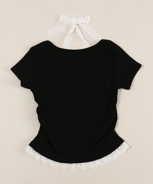 レースチョーカードッキングTシャツ