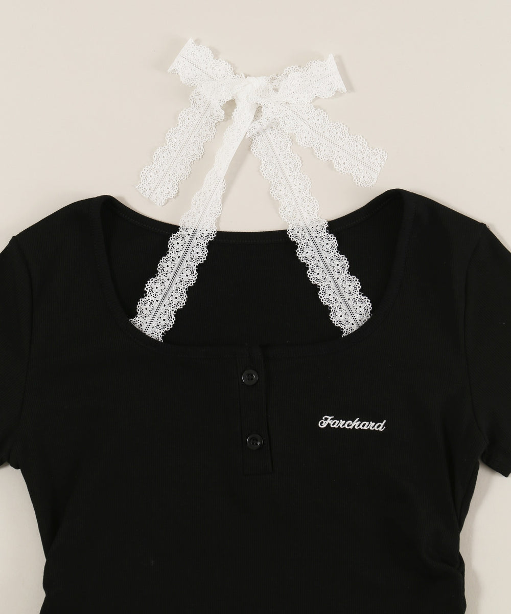 レースチョーカードッキングTシャツ