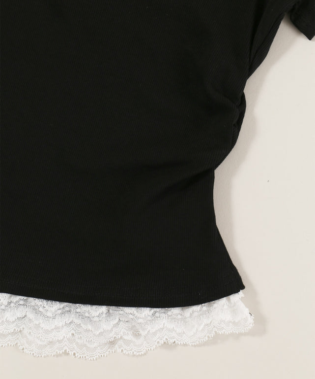 レースチョーカードッキングTシャツ