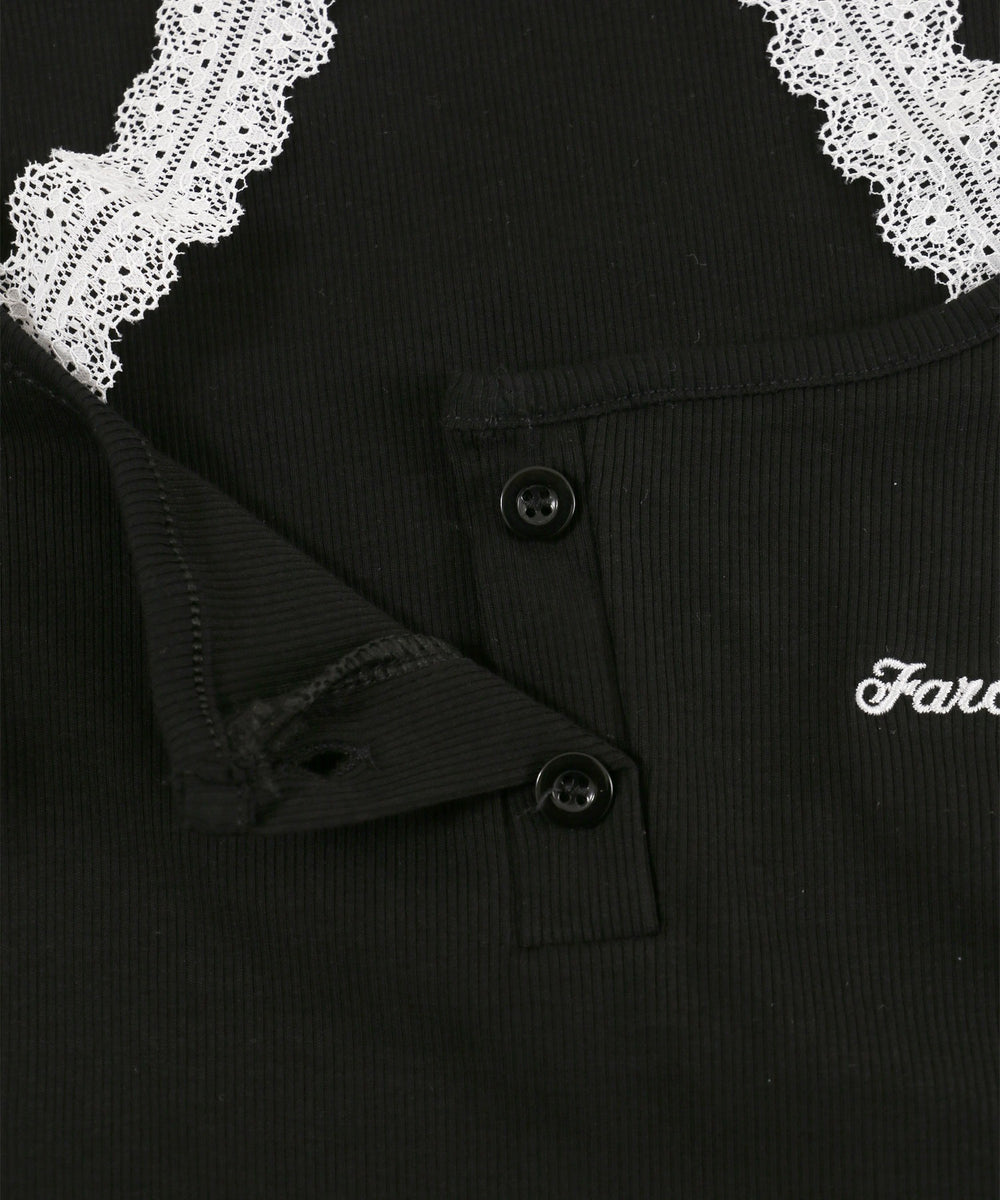 レースチョーカードッキングTシャツ