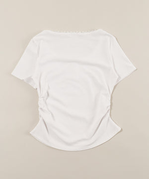 メッセージロゴヘンリーピチTシャツ