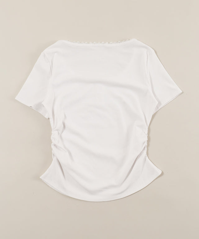 メッセージロゴヘンリーピチTシャツ