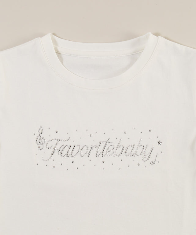 音符ロゴスタッズTシャツ