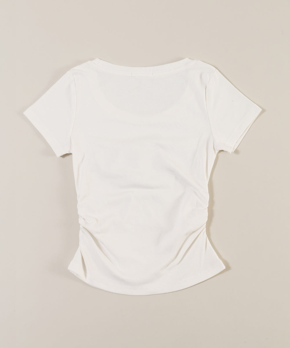 メッセージリボンTシャツ