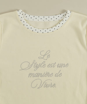 ドットレイヤードTシャツ