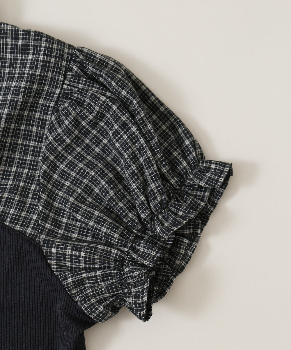 パフスリーブビスチェブラウス
