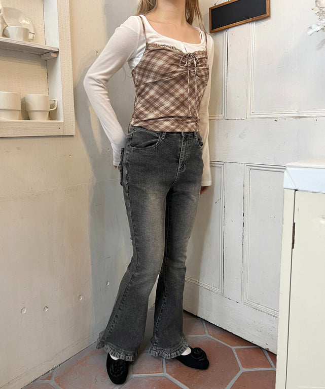 ブラウン モデル：160㎝ F着用