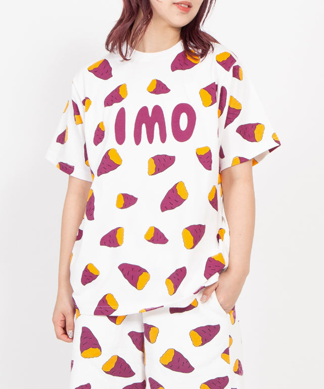 【新サイズ】フード総柄Tシャツ/身長：160cm サイズ3