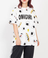 【新サイズ】フード総柄Tシャツ
