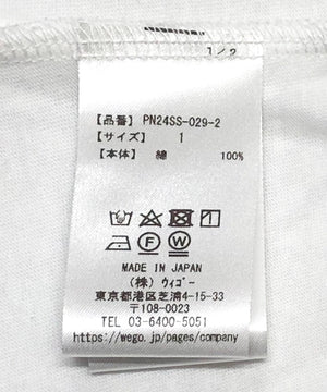 ワンポイントTシャツ