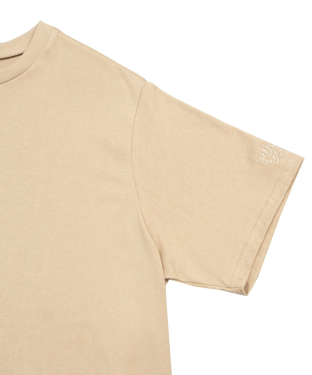 スリーブロゴ刺繍Tシャツ