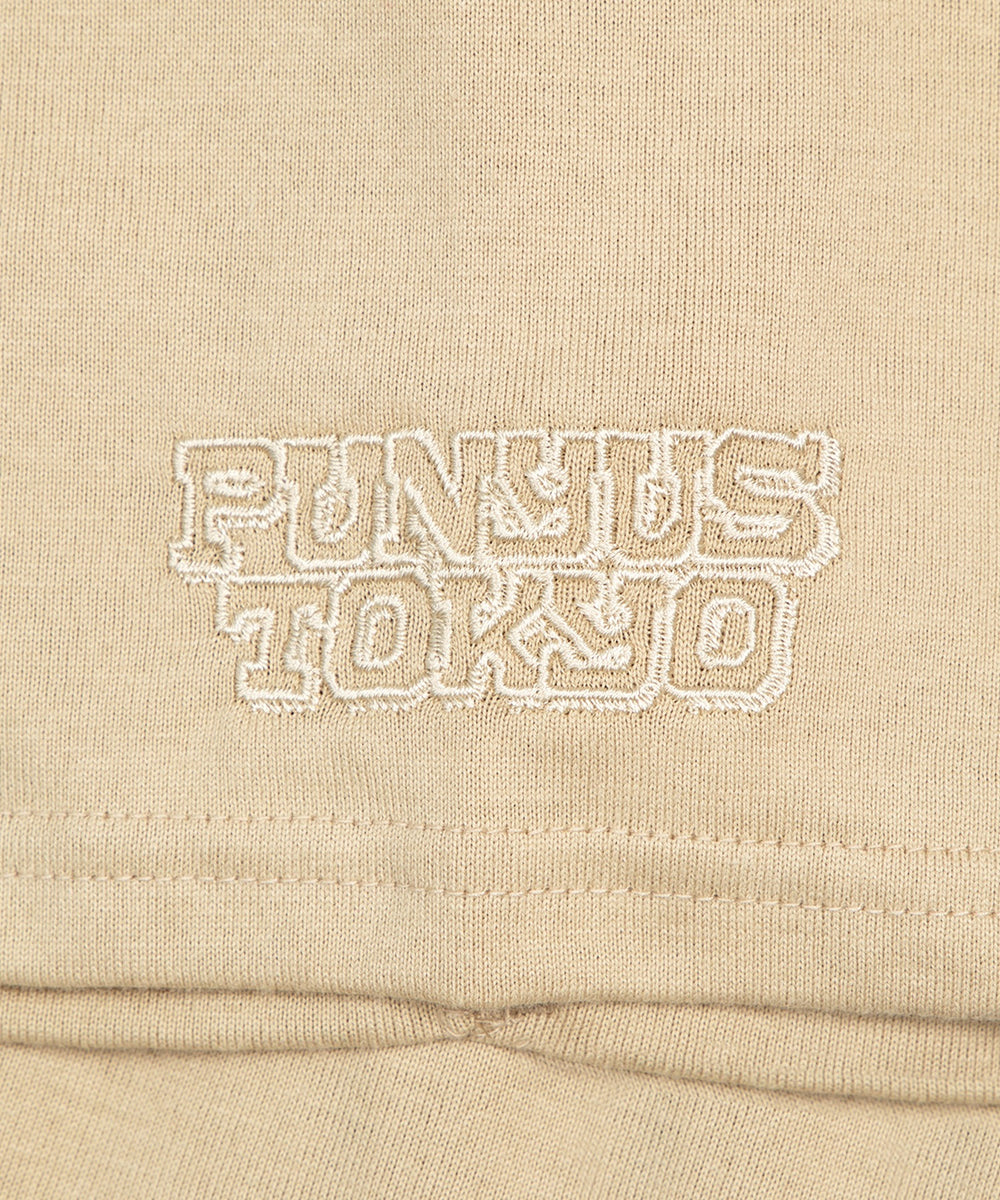 スリーブロゴ刺繍Tシャツ